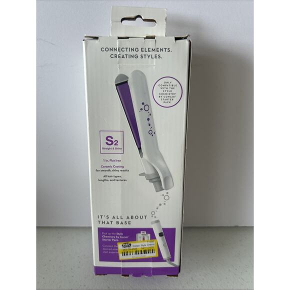 Conair Style Chemistry S2 Straight & Shine 1" Flat Iron Attachment - Picture 2 of 2